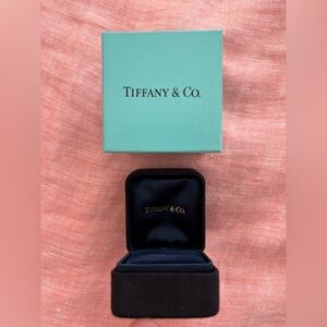 Tiffany & Co. Ring Box in Iconic Blue and Black